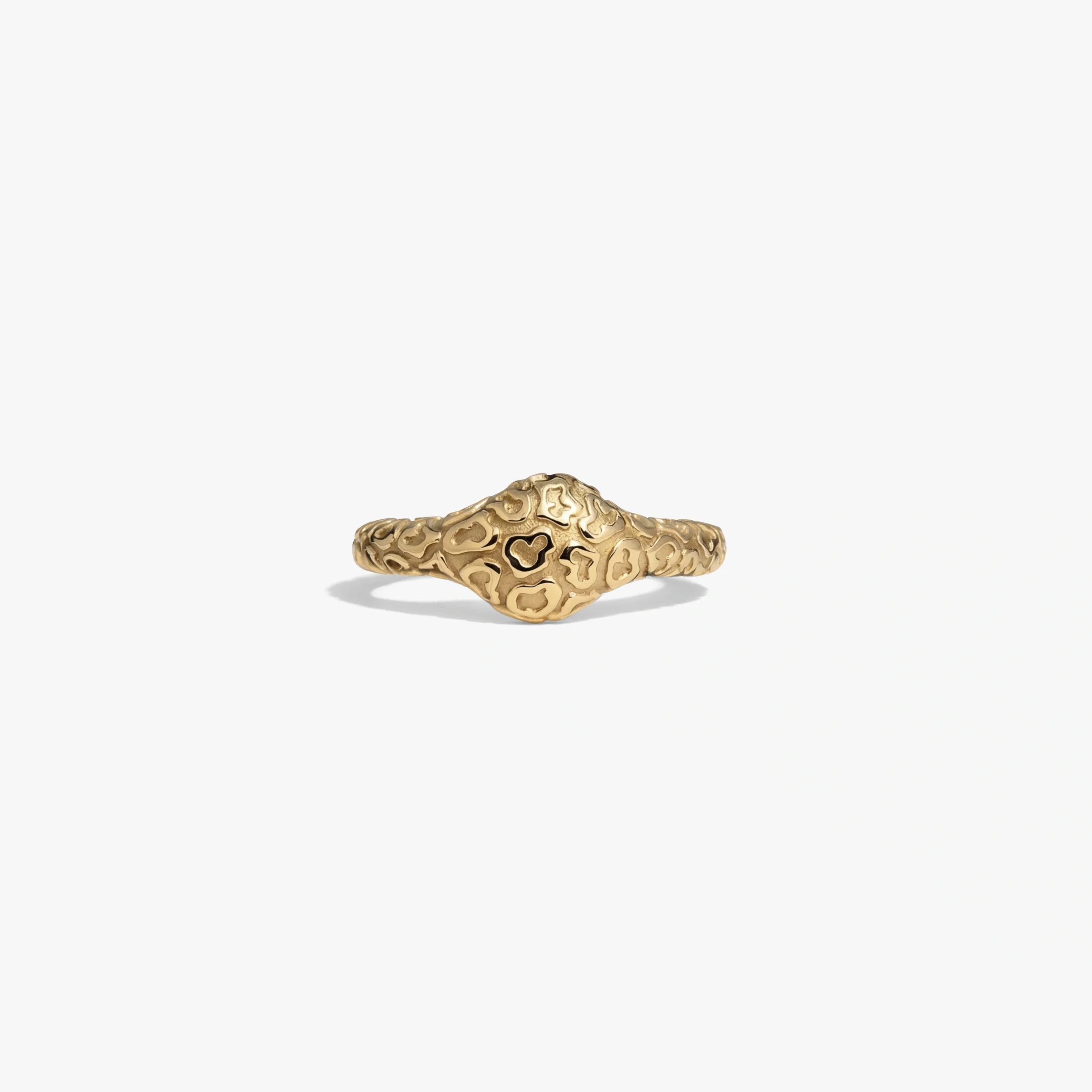 Leopard Print Signet Ring