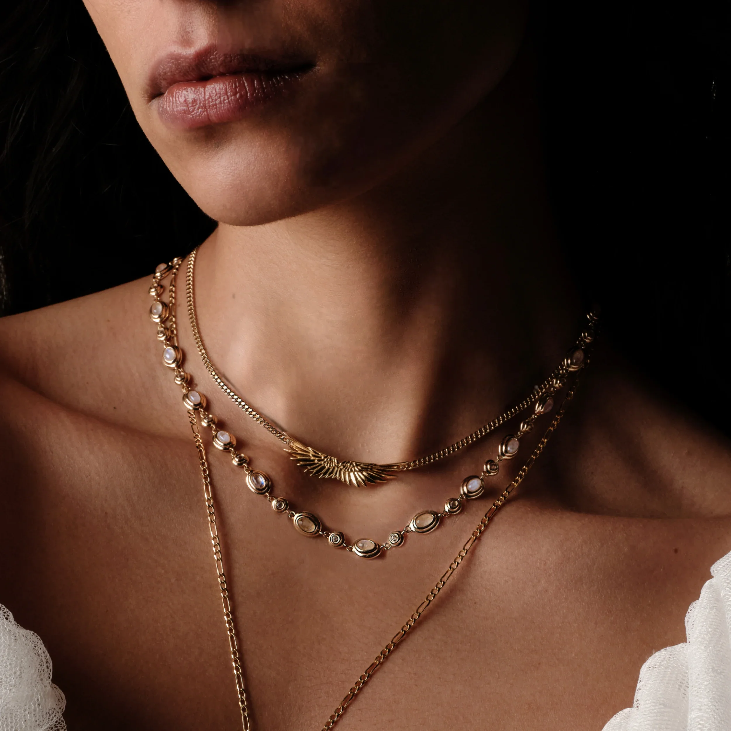 Angel Wing Necklace Set - Image 2