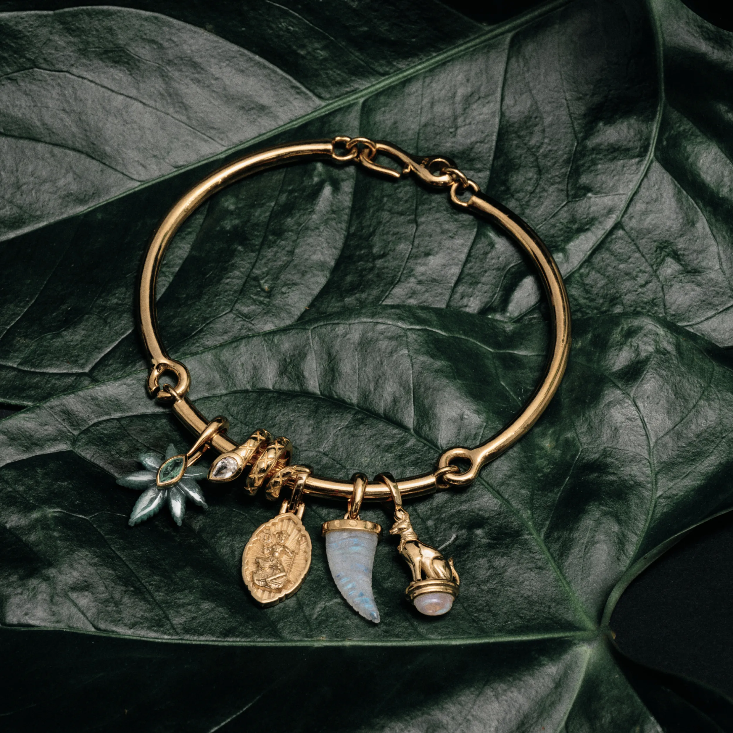 Jade & Emerald Plant Wisdom Pendant - Image 4