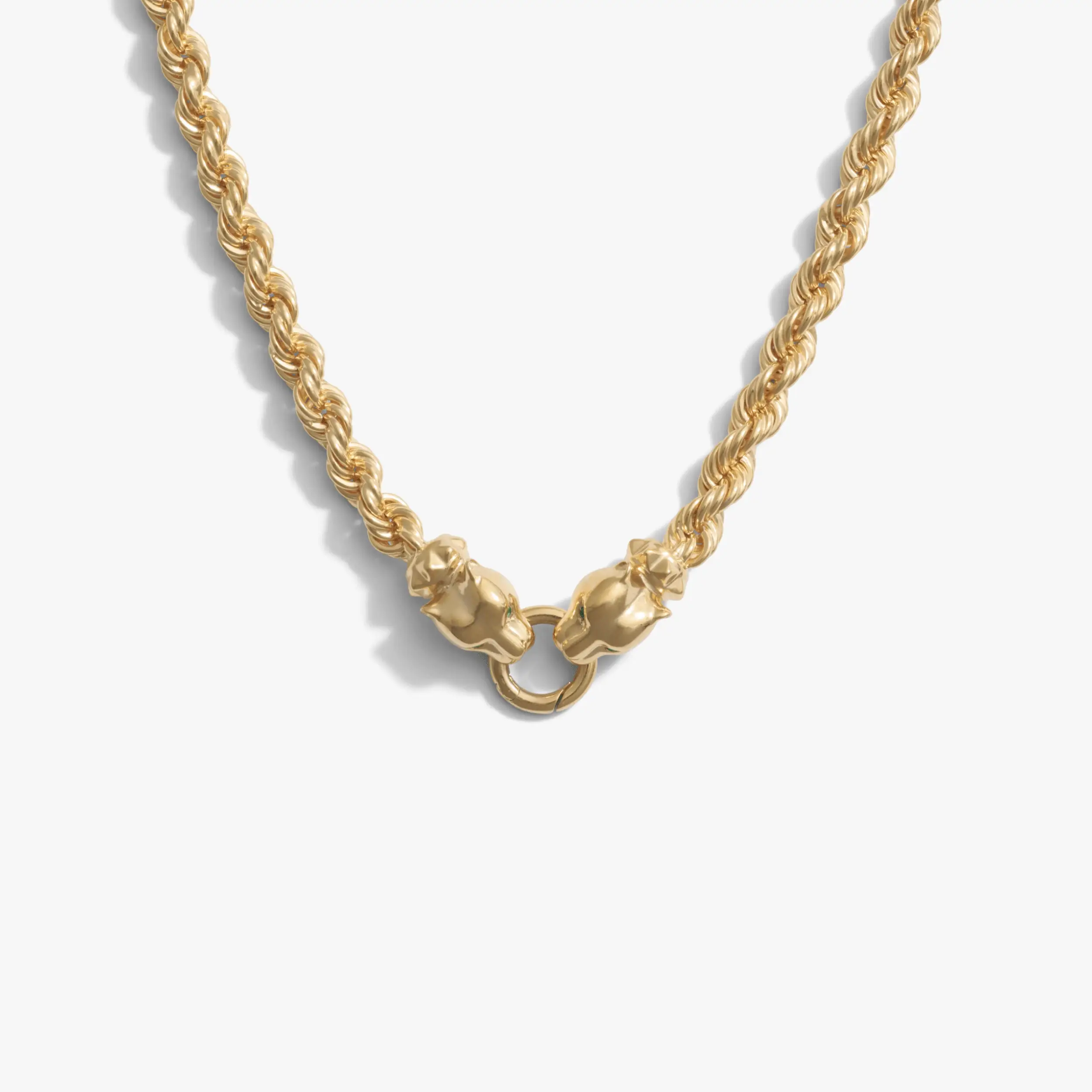 Carved Gemstone Saber-Tooth Necklace - Image 3