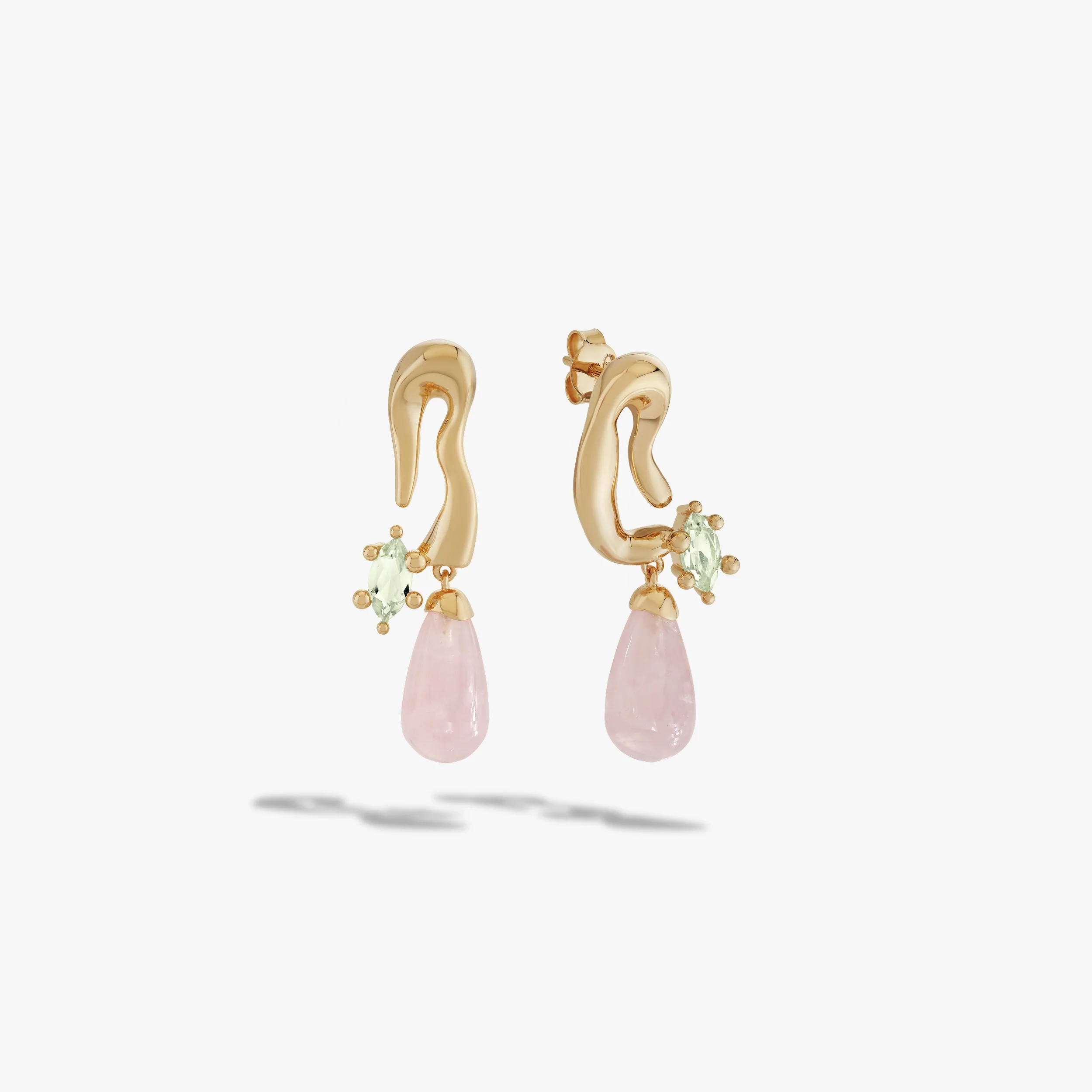 Mini Petal Drop Earrings - Image 5