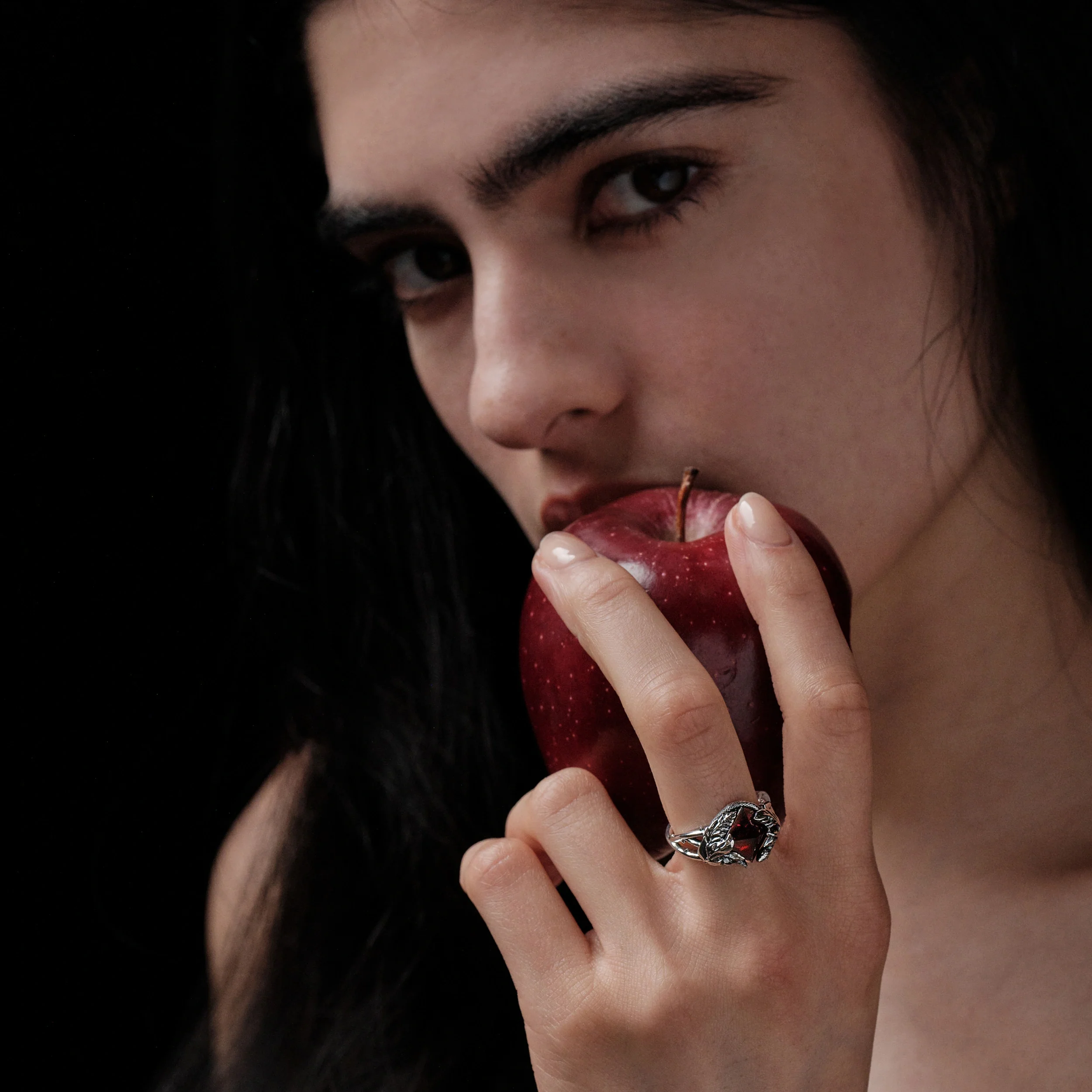 Gemstone Snake In The Garden Ring - Image 3