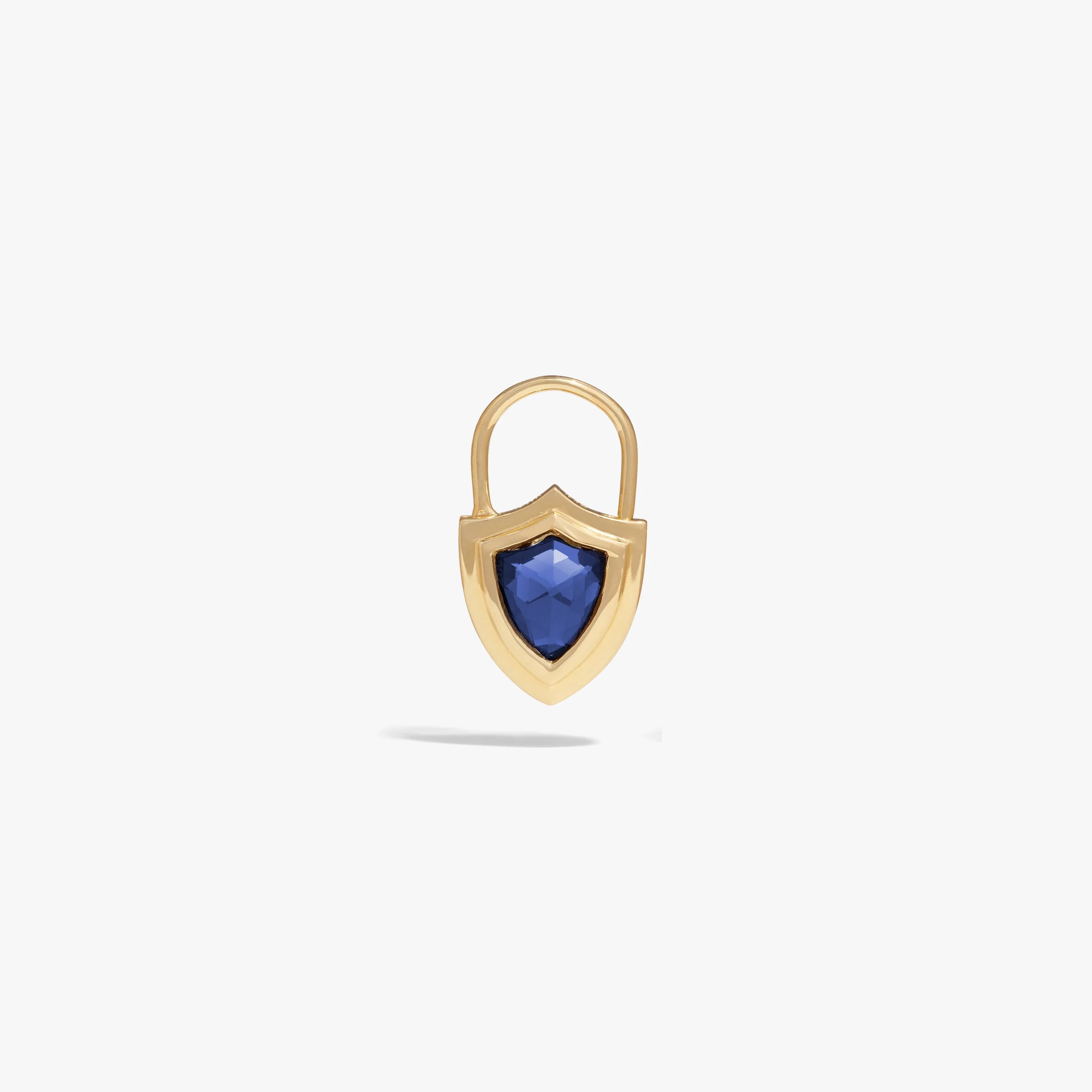 Gemstone Shield Huggies - Image 3