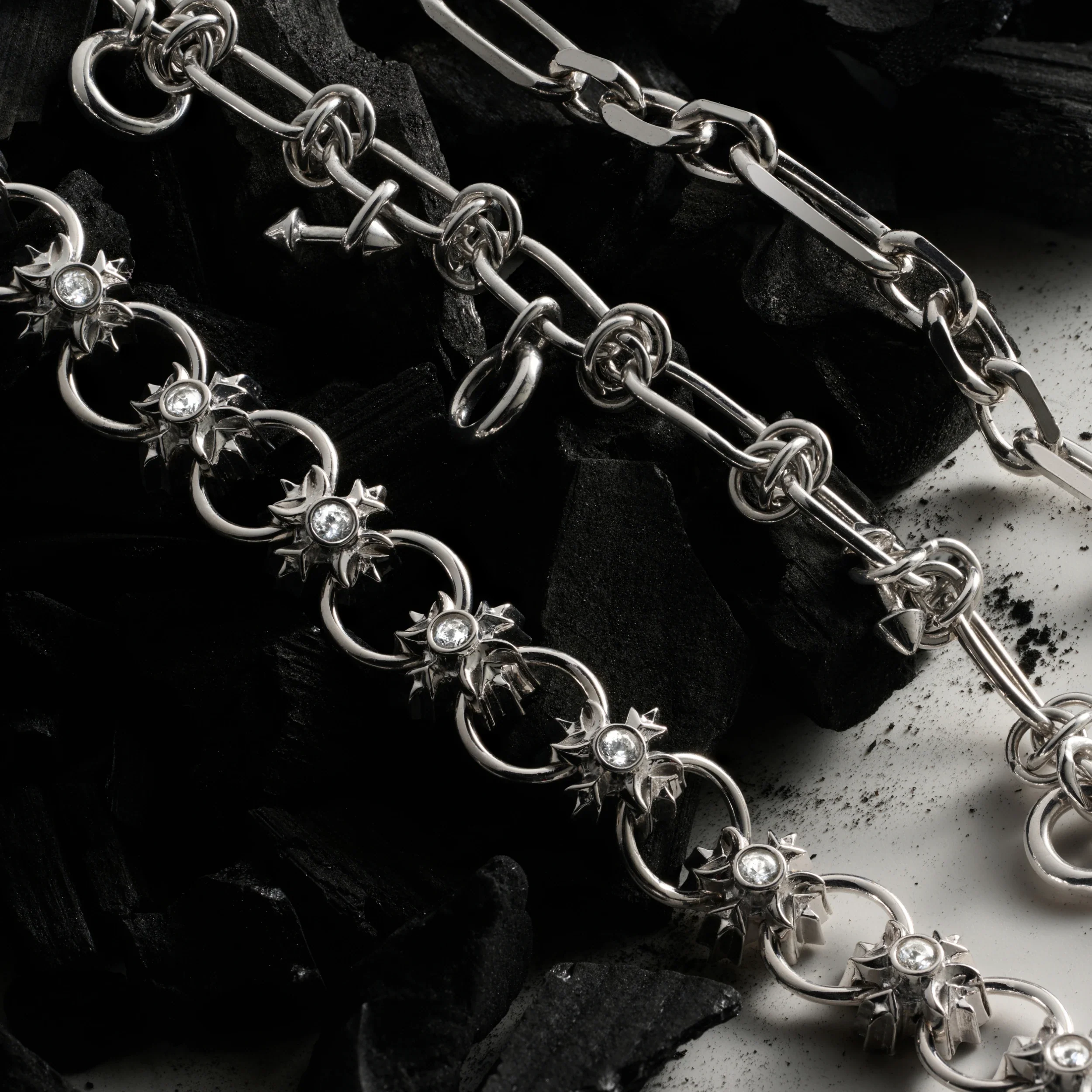 Knot Chain Long Collector Necklace - Image 5