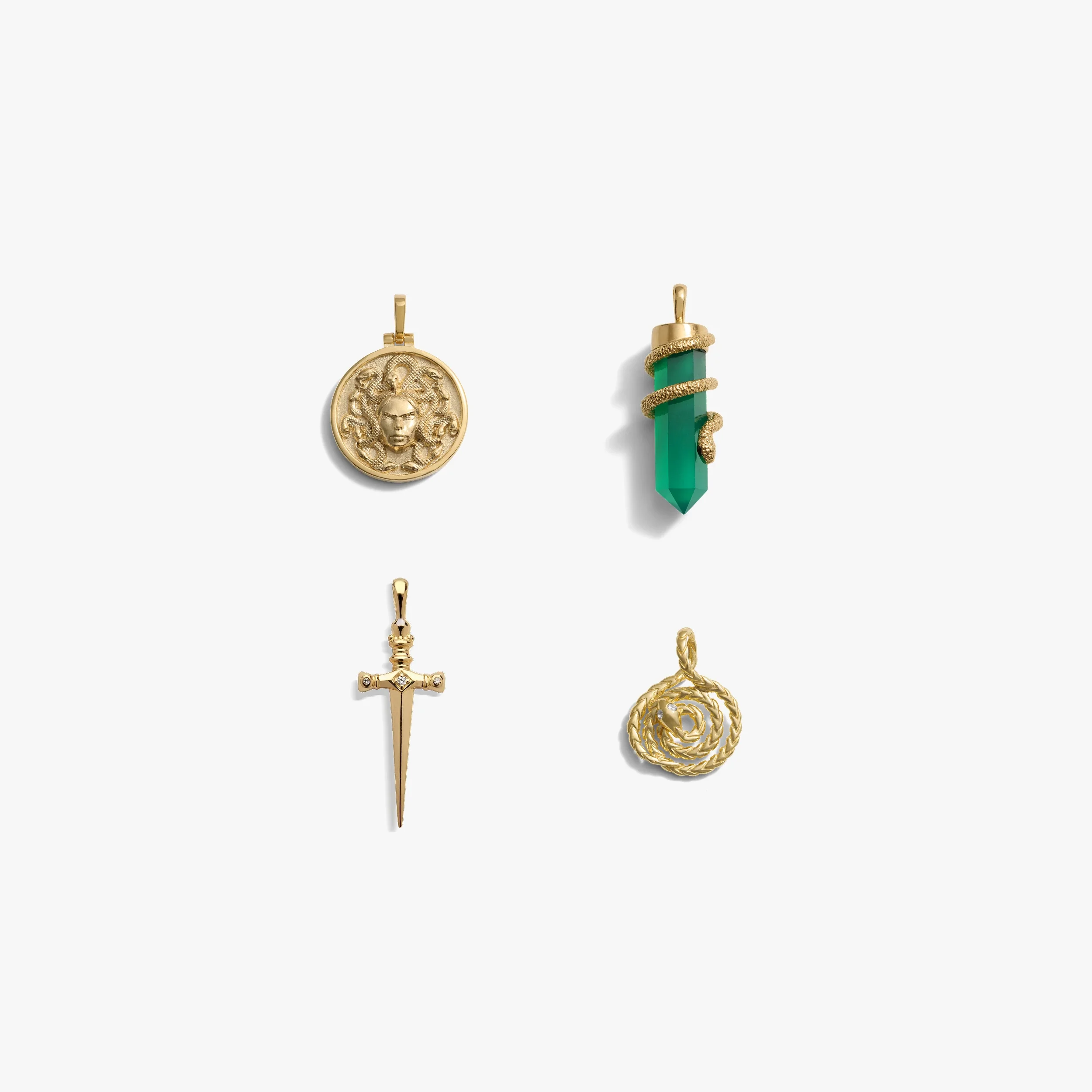 Medusa Charm Set