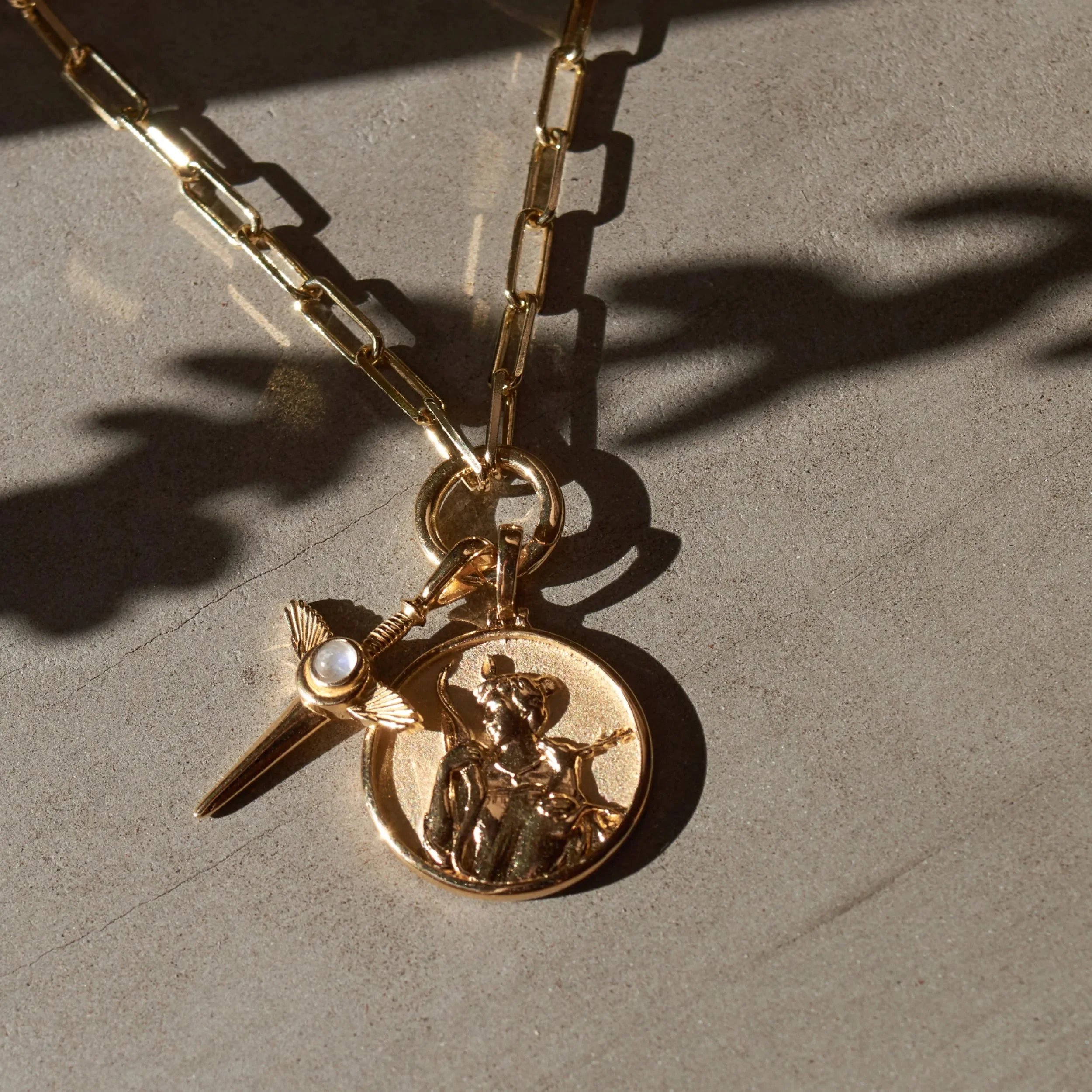 Men's Flying Dagger Necklace - Image 3