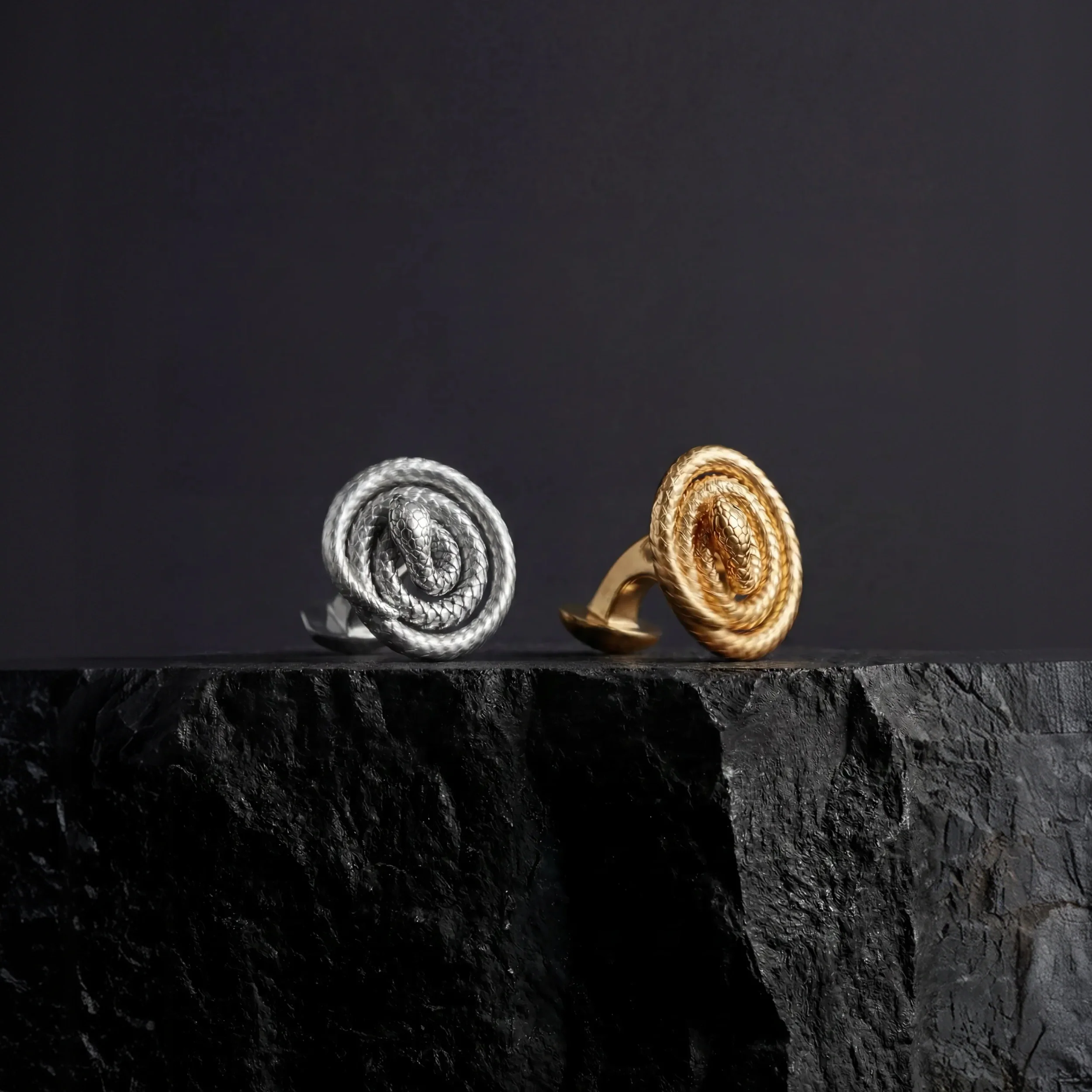 Coiled Serpent Cufflinks - Image 3
