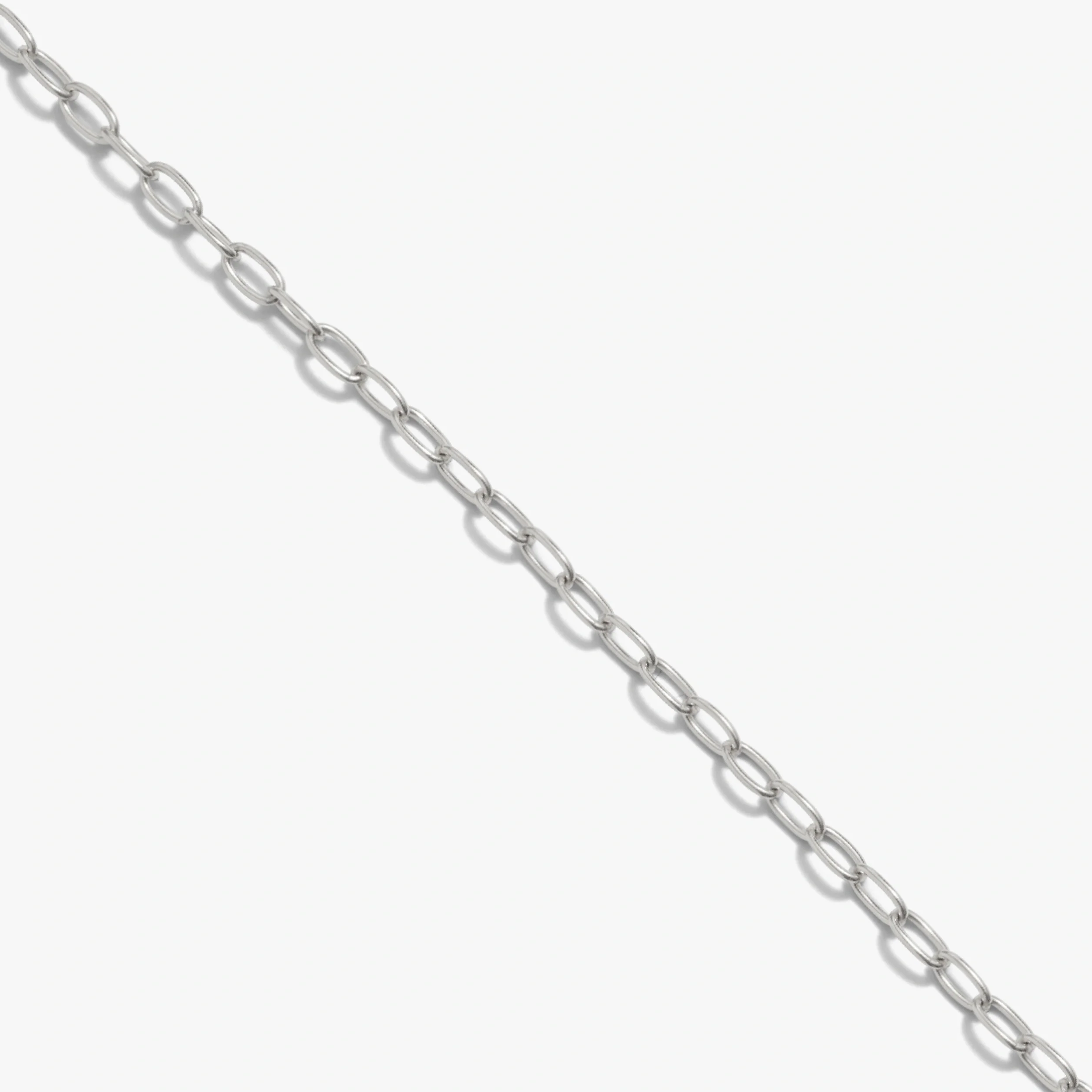 Mini Paperclip Chain Necklace - Image 4