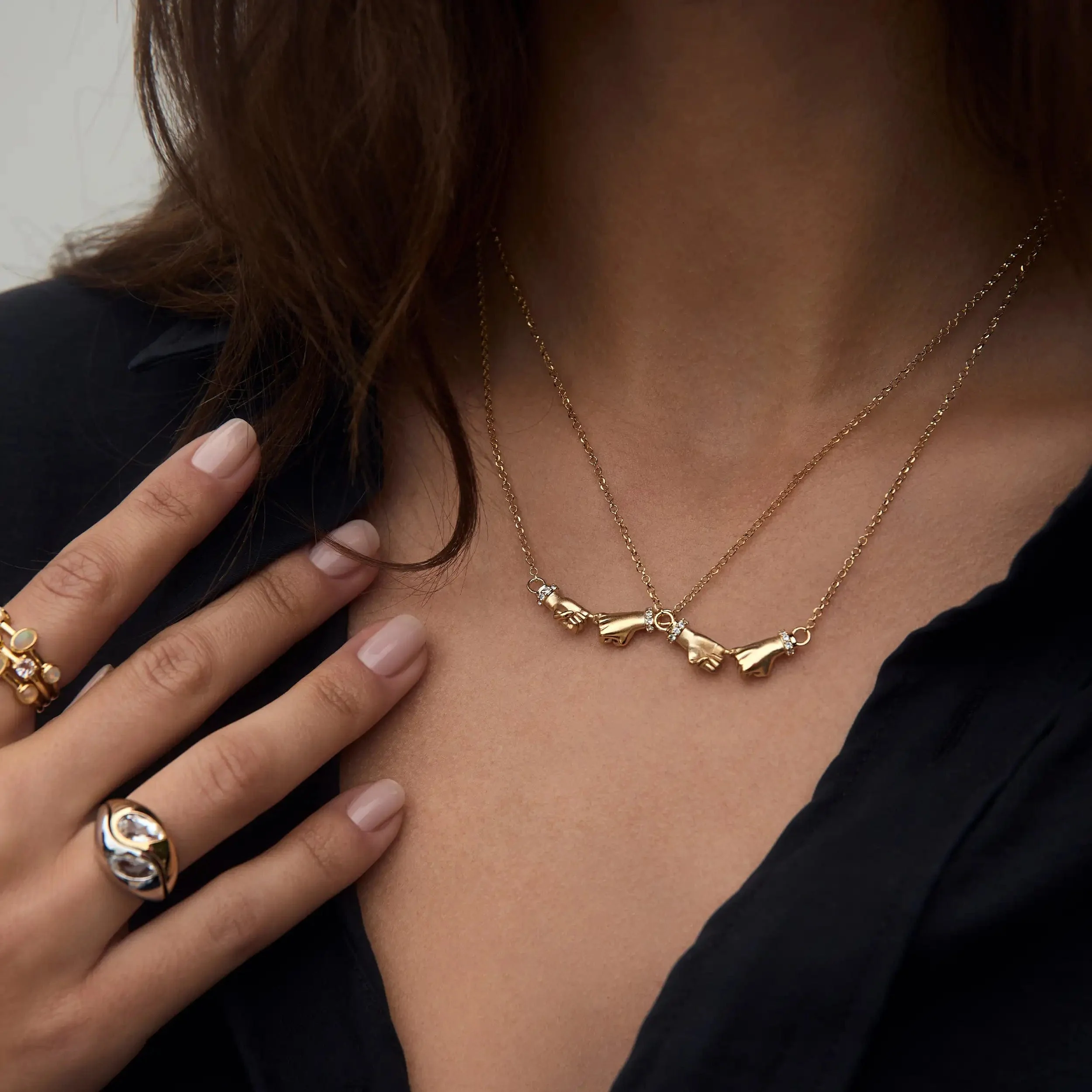 Pinky Promise Necklace Set - Image 2