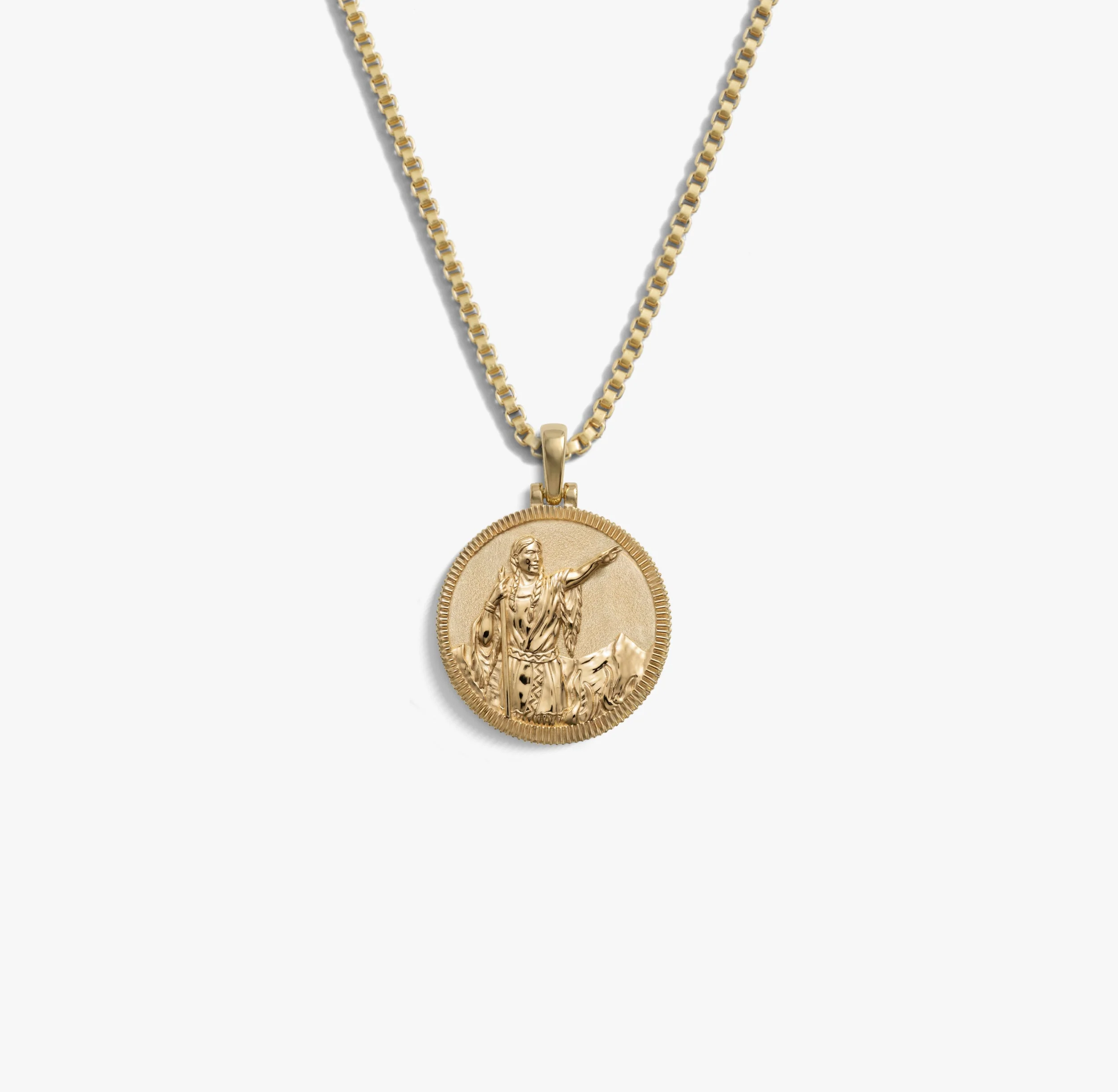 Sacajawea Real-Life Goddess Necklace