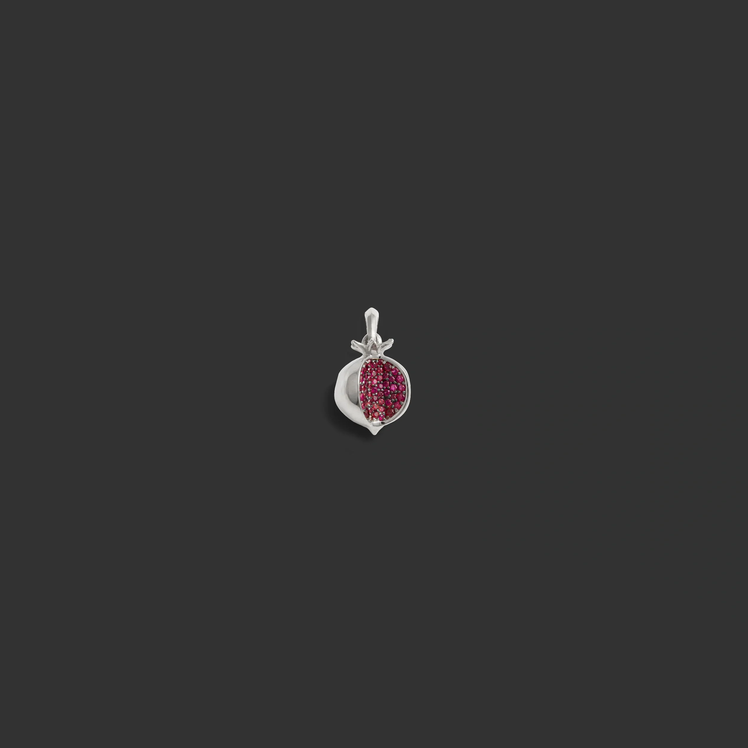 Ruby Pomegranate Pendant - Image 3