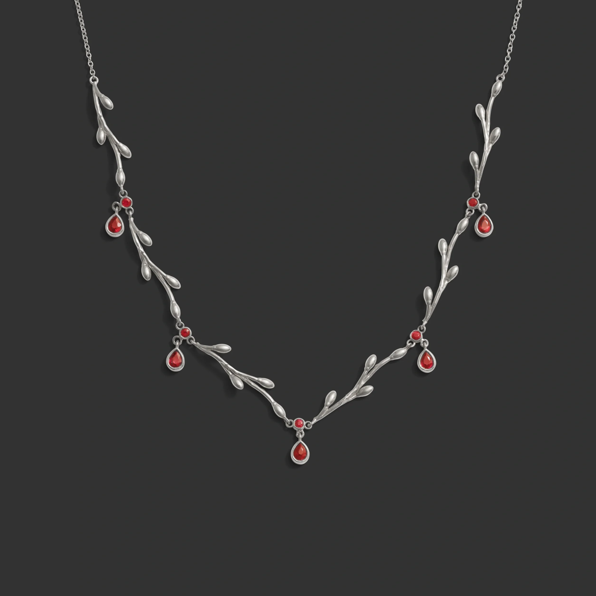 Ruby Vine Necklace - Image 3