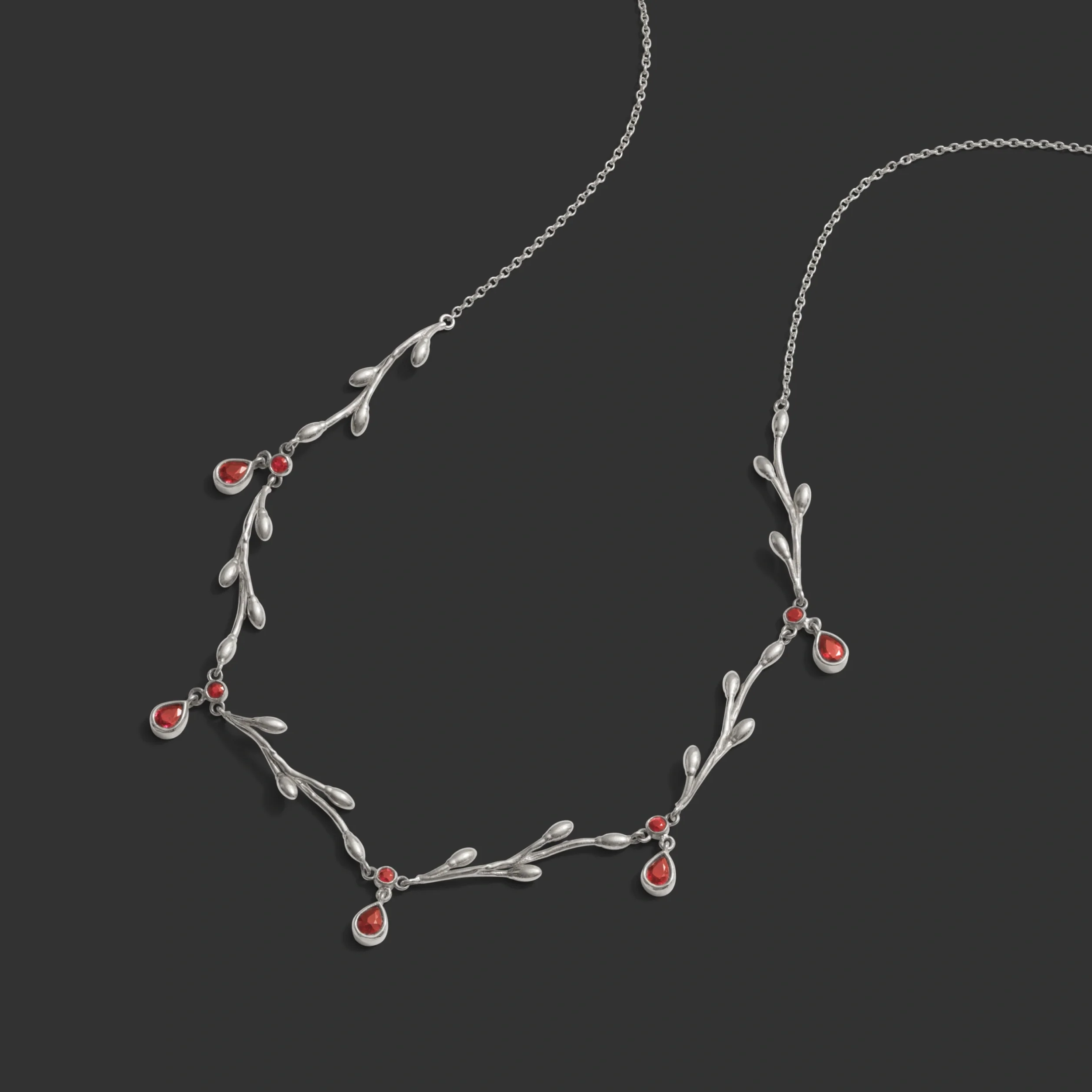 Ruby Vine Necklace - Image 4