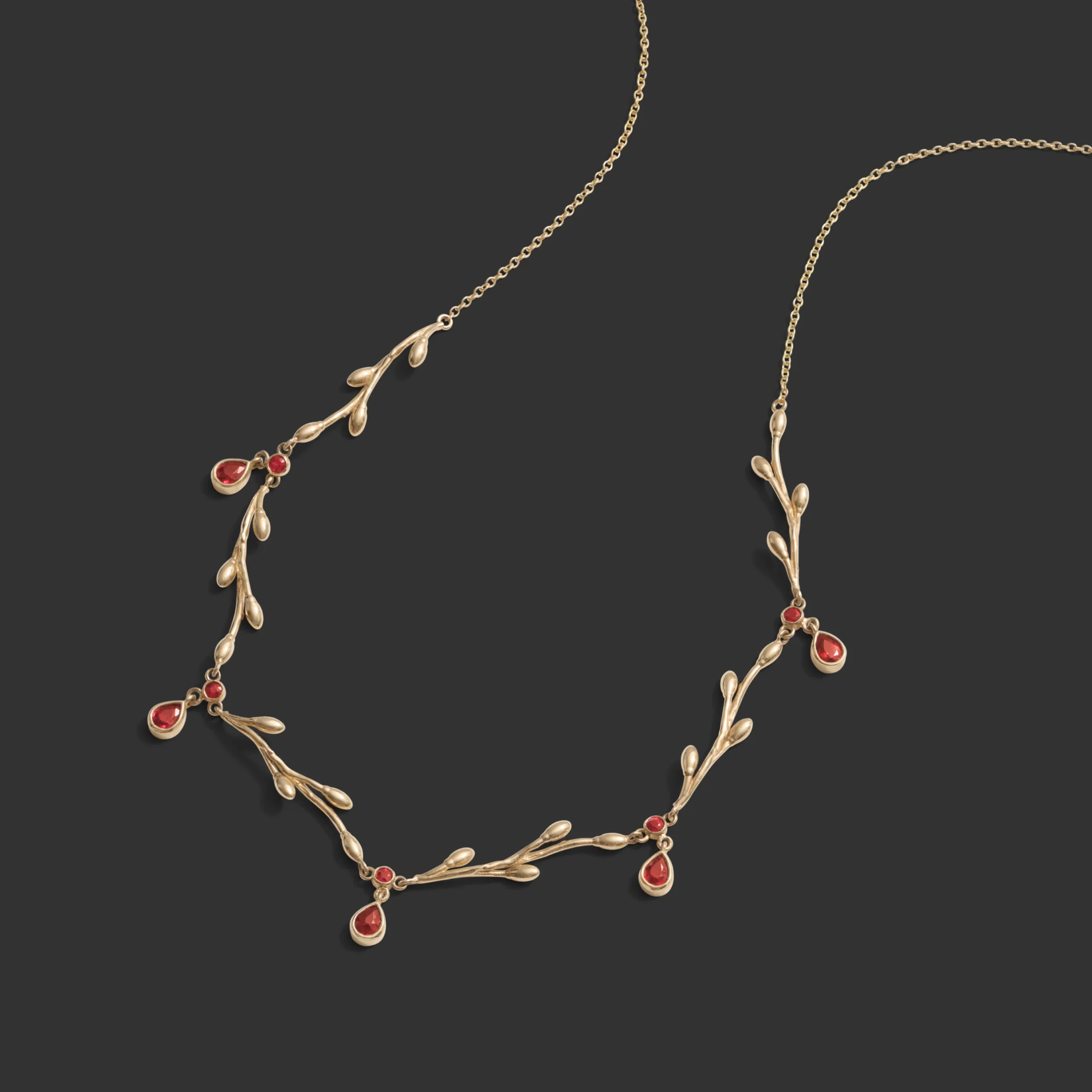 Ruby Vine Necklace - Image 5