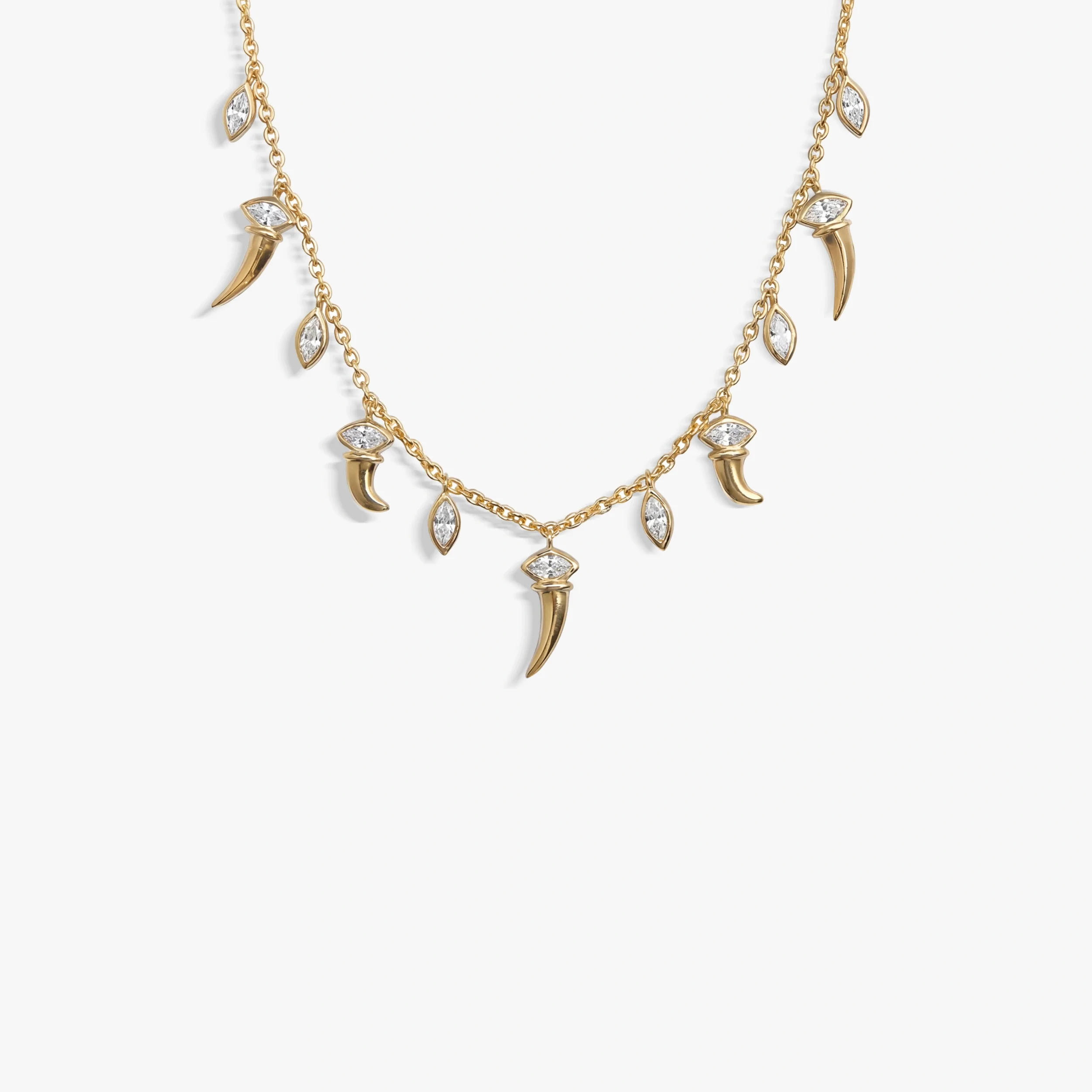 Saber-Tooth Layering Necklace - Image 6