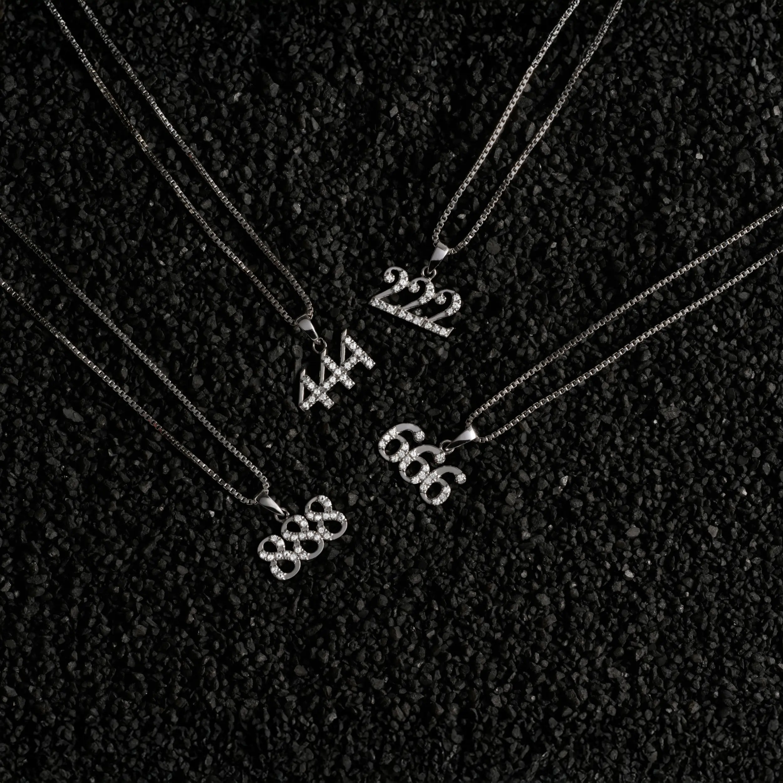 Sapphire Angel Number Necklace - Image 5