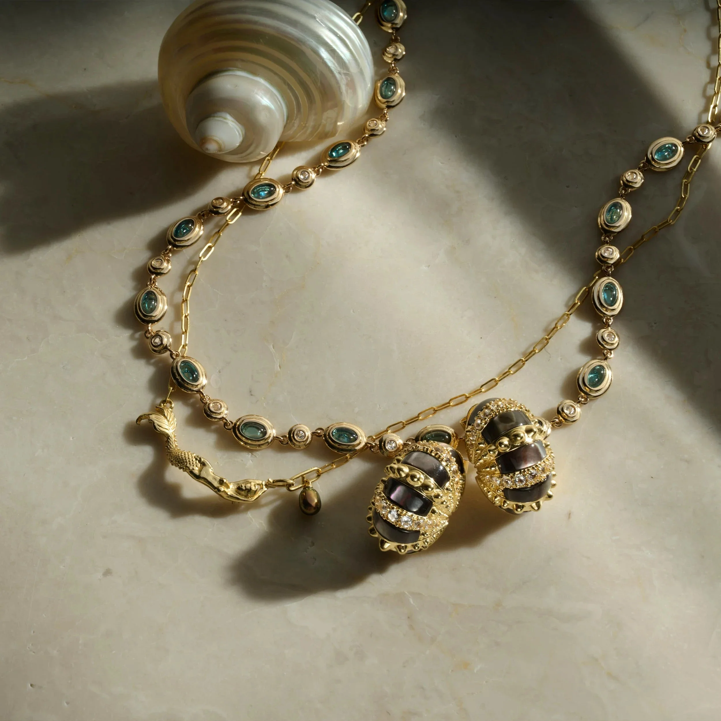 Sea Siren Pearl Necklace - Image 4