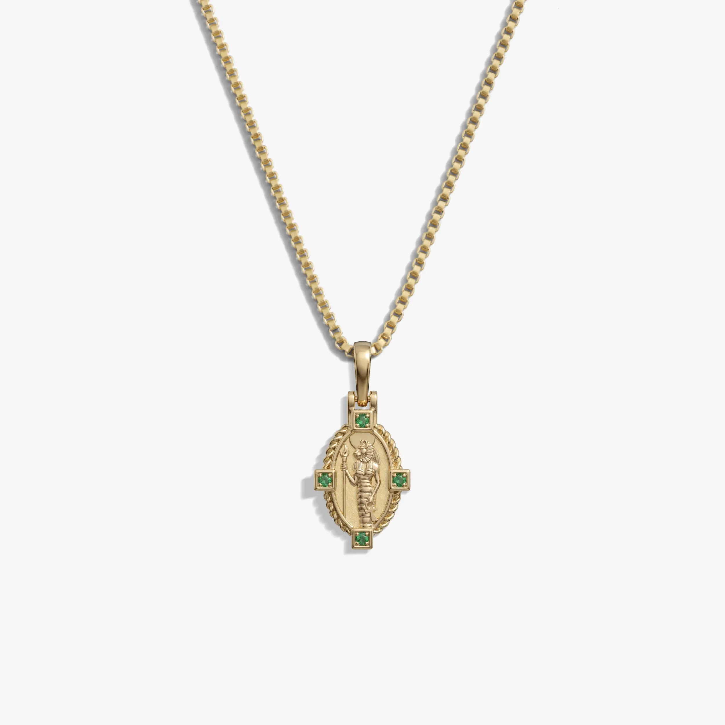 Sekhmet & Bastet Dual Goddess Necklace - Image 3