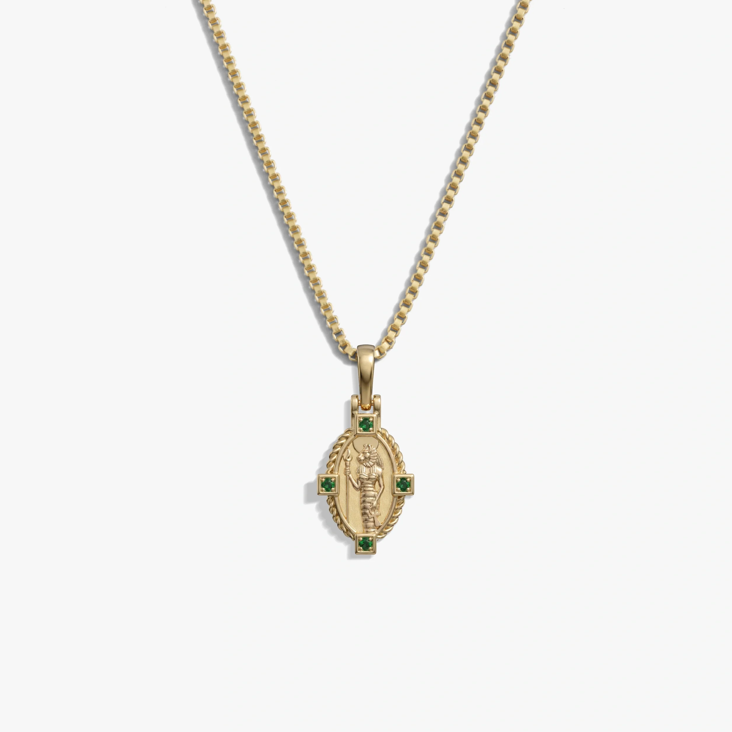 Sekhmet & Bastet Dual Goddess Necklace - Image 4