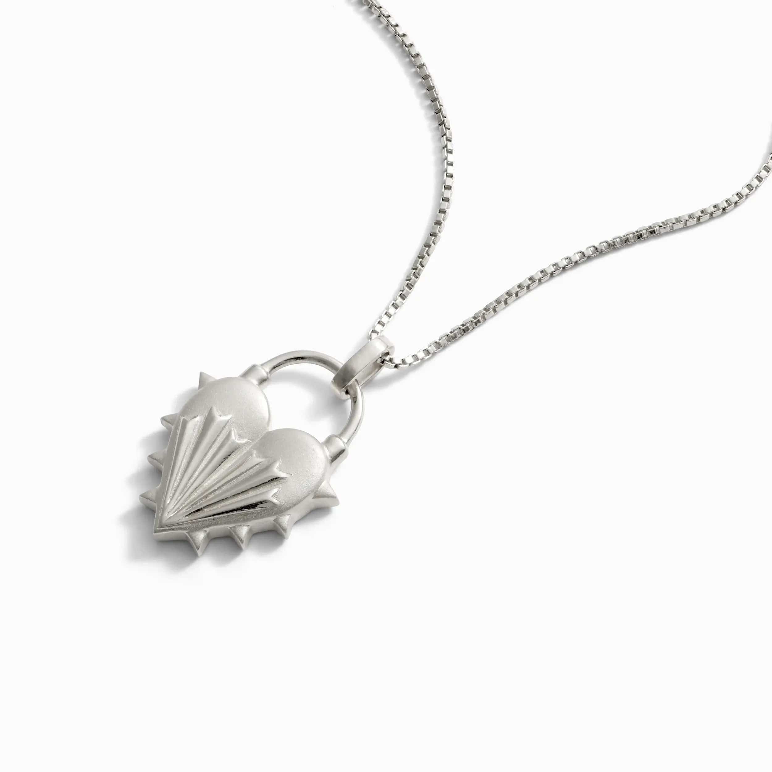 Spiked Heart Necklace - Image 6