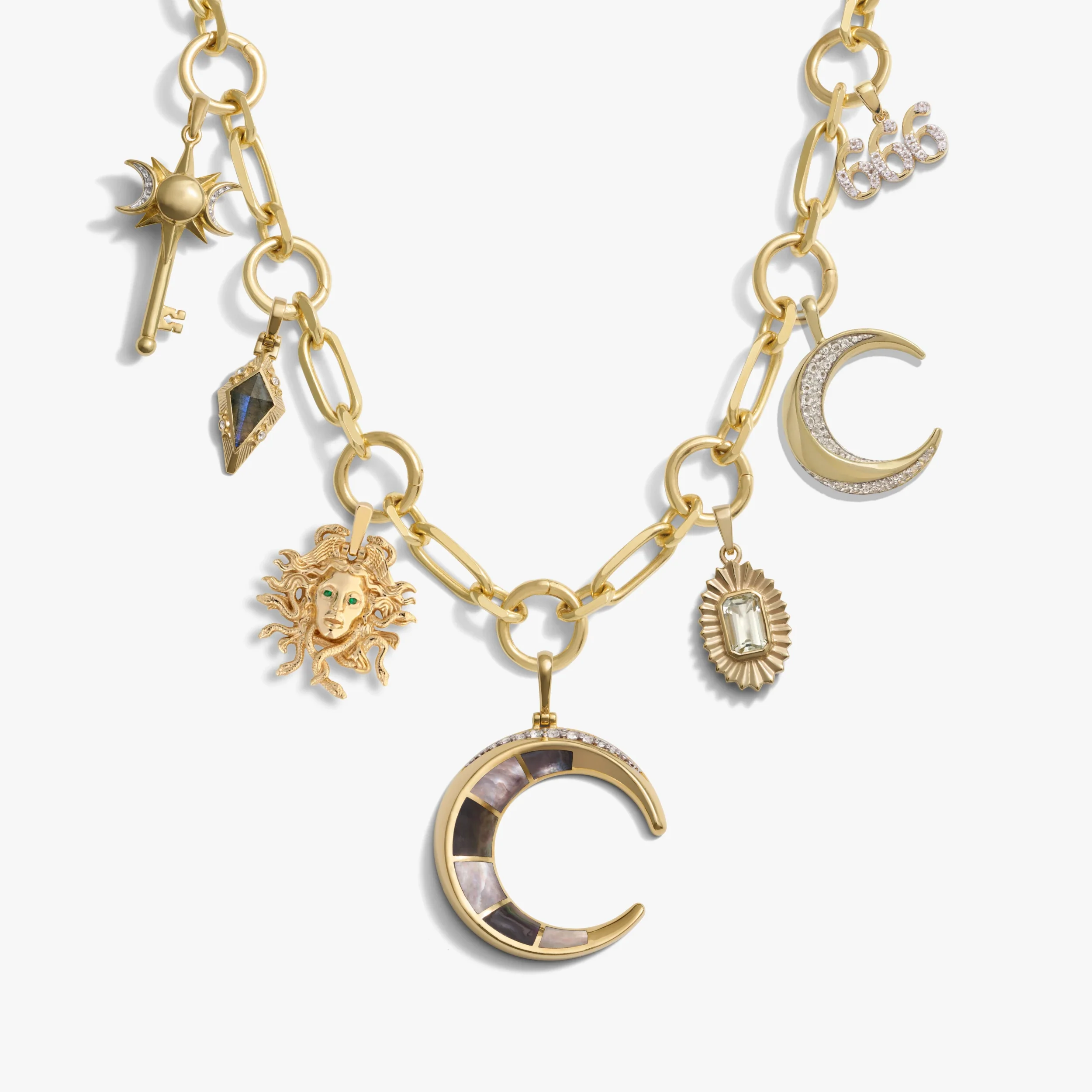 Witch Statement Charm Necklace