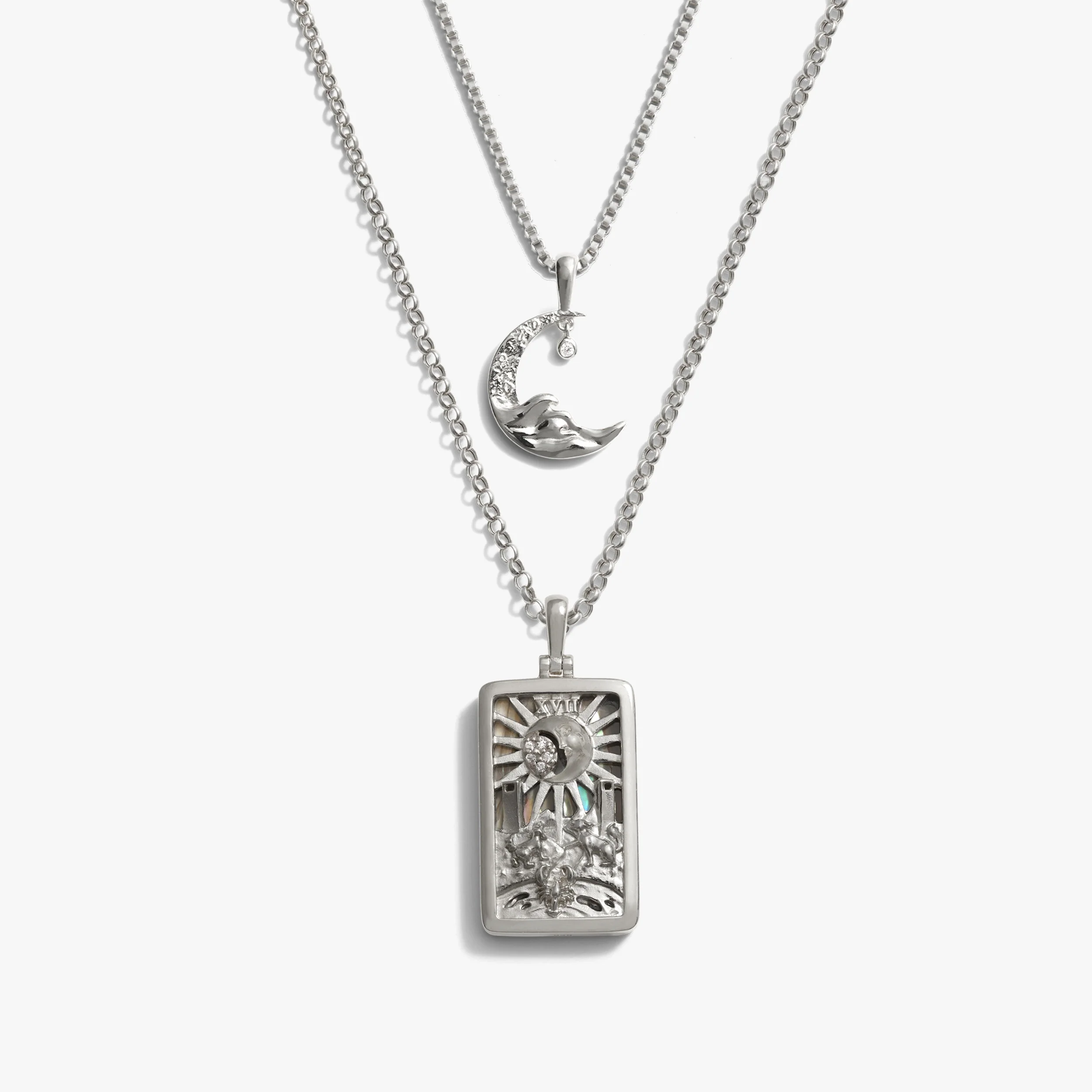 The Moon Tarot Necklace Set - Image 3