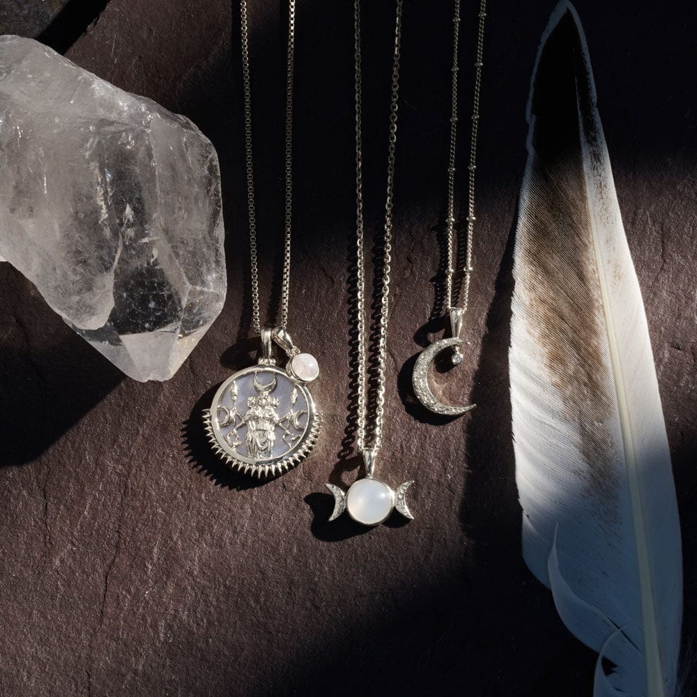 Mini Triple Moon Necklace - Image 5