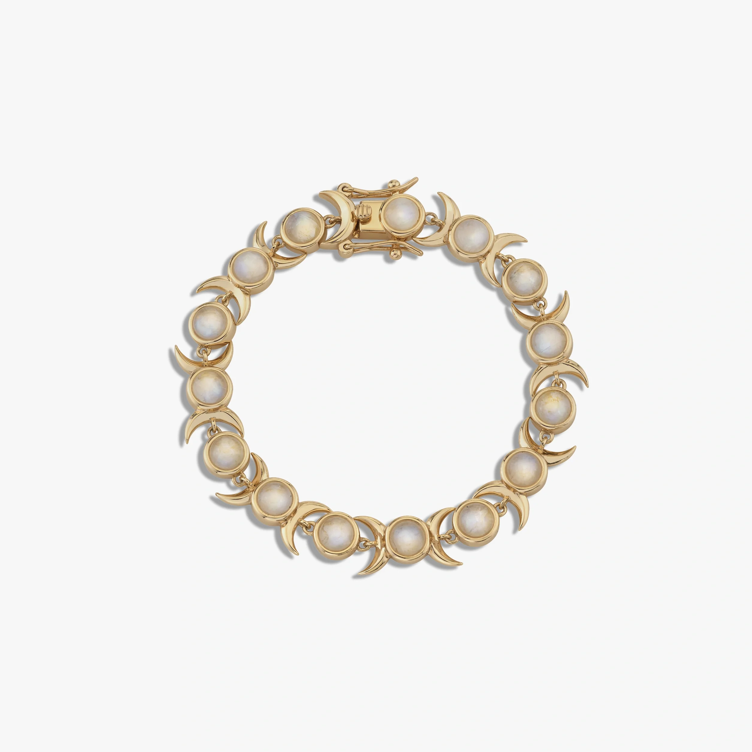 Triple Moon Tennis Bracelet - Image 9