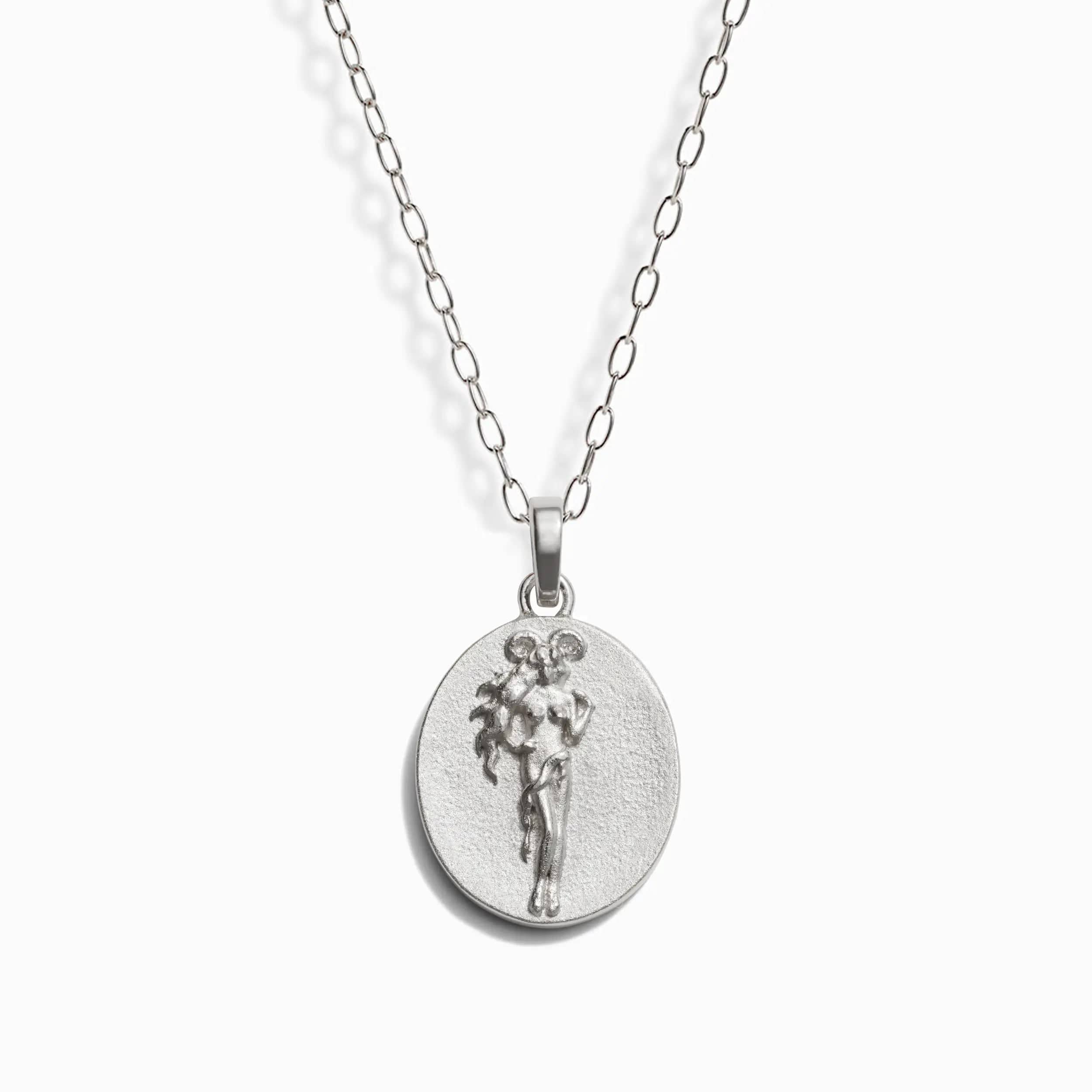 Zodiac Goddess Pendant + Mini Paperclip Chain - Image 12