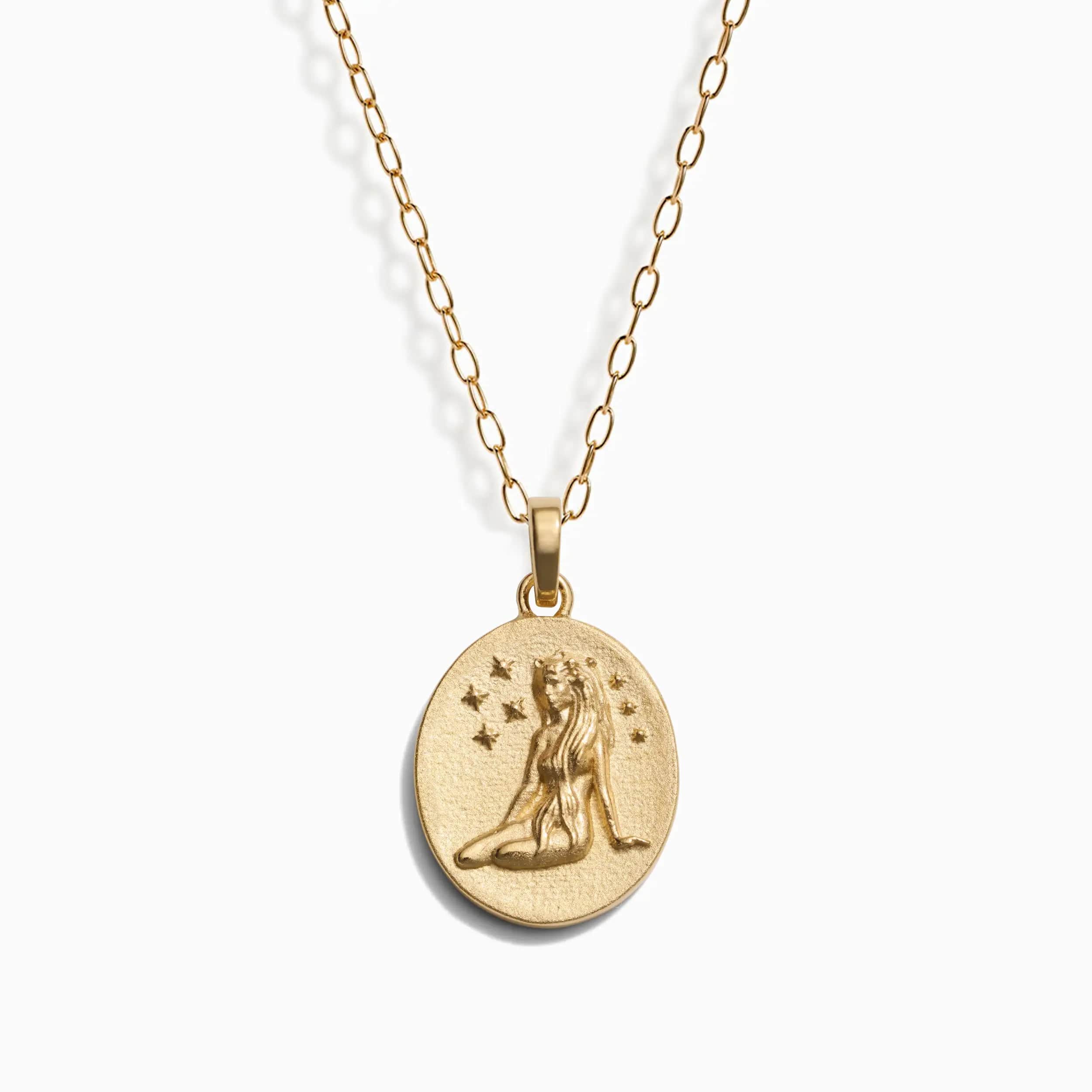 Zodiac Goddess Pendant + Mini Paperclip Chain - Image 18