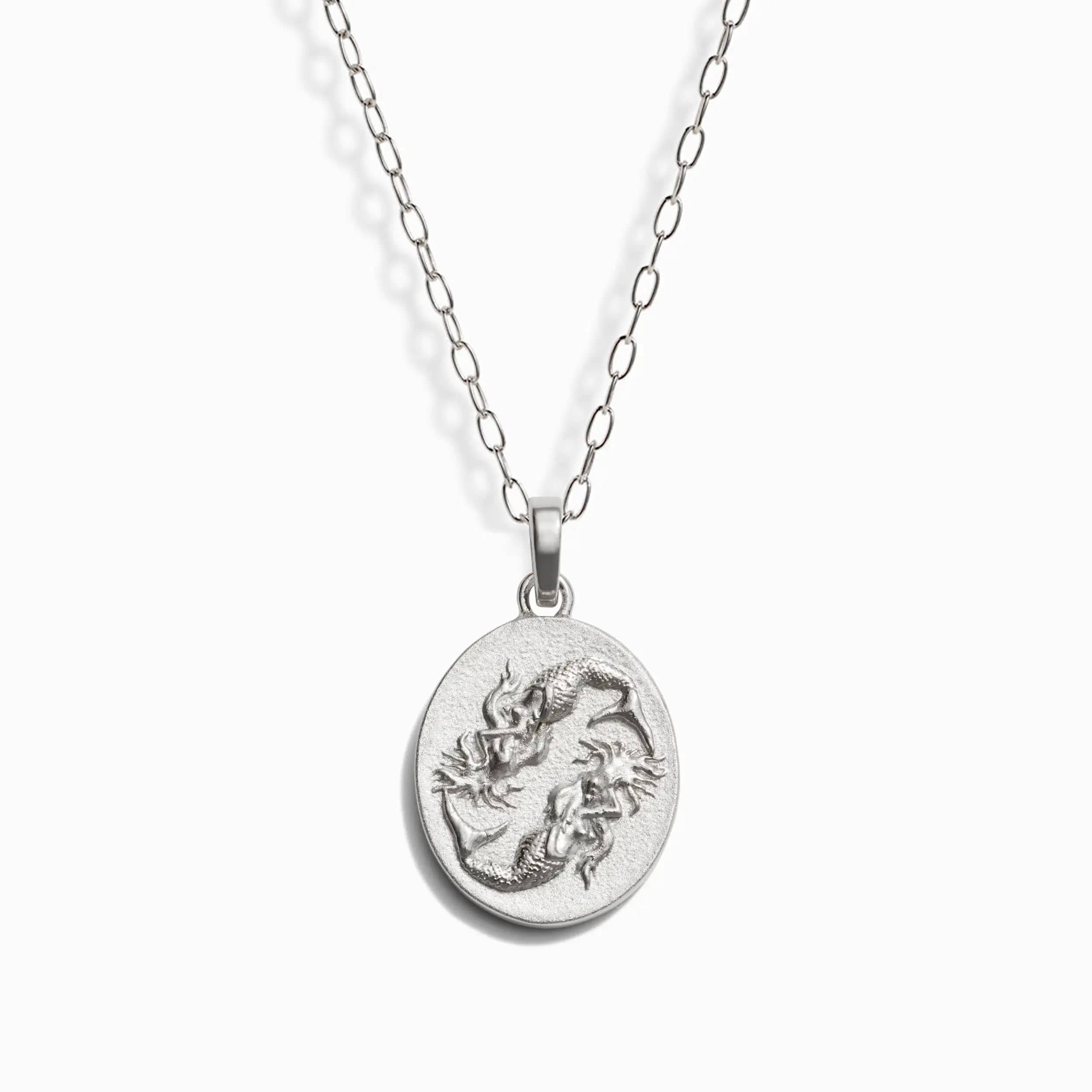 Zodiac Goddess Pendant + Mini Paperclip Chain - Image 7