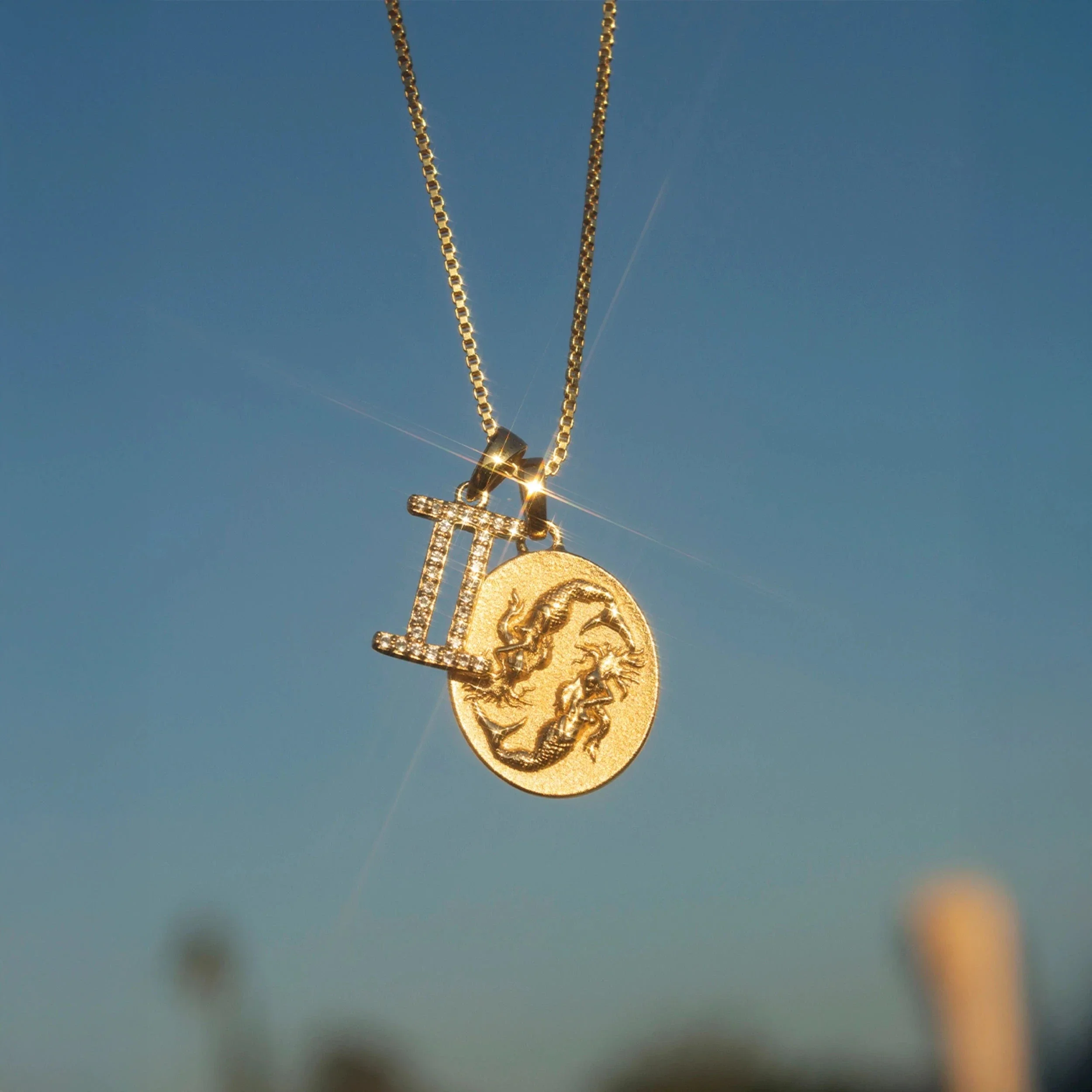 White Topaz Zodiac Amulet - Image 3