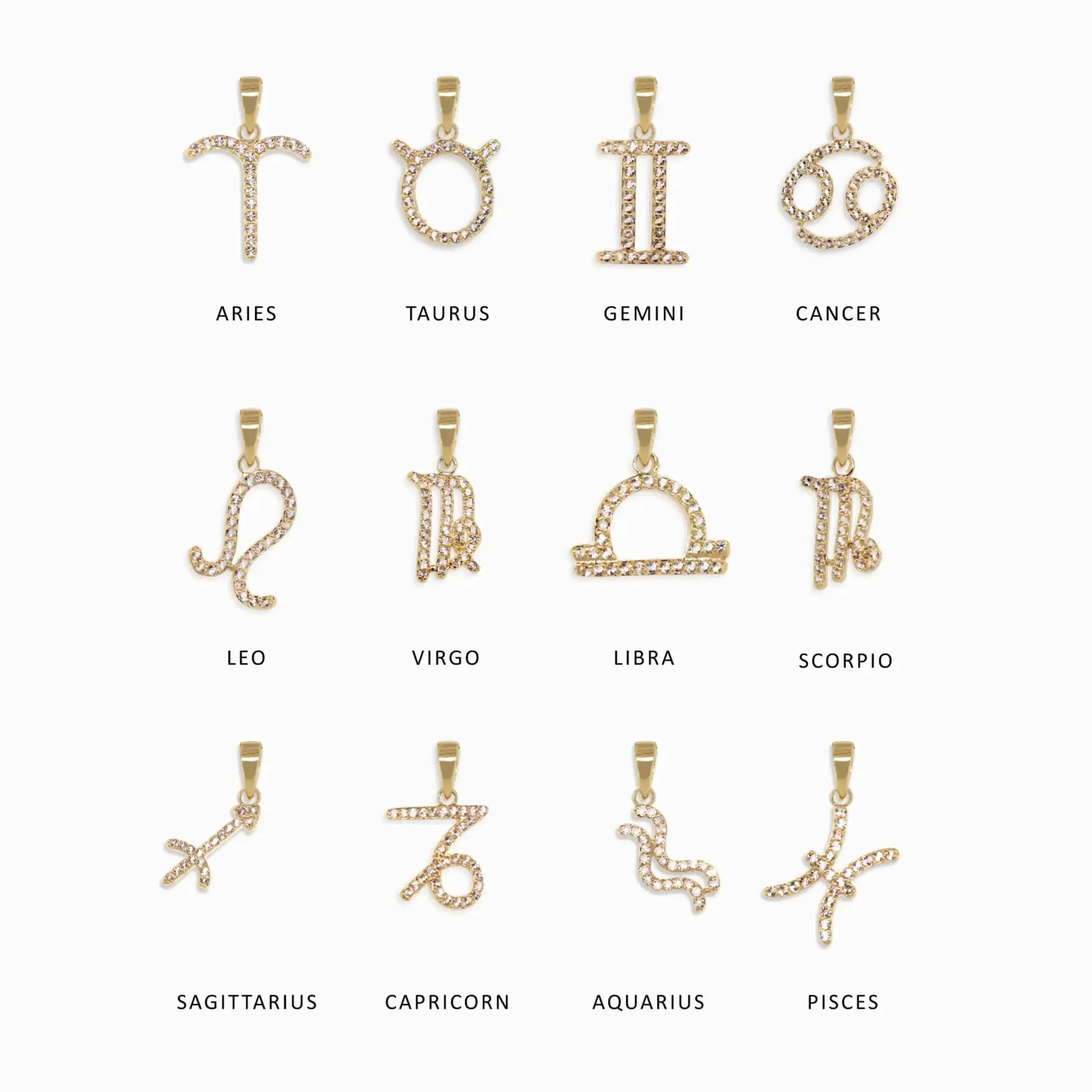 White Topaz Zodiac Amulet - Image 4